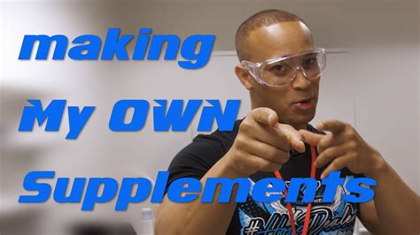 Why I Created My Own Dietary Supplements .